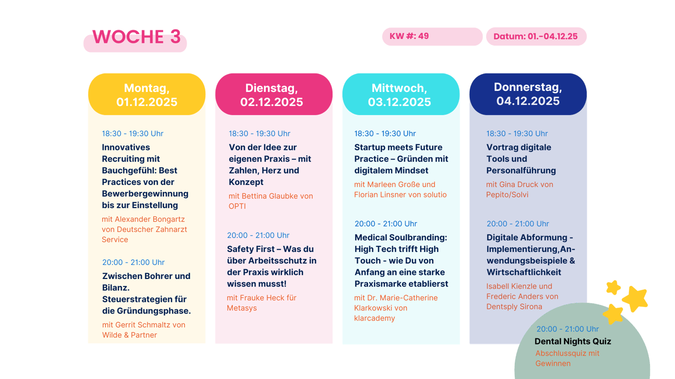Dental Nights Woche 3 (2)
